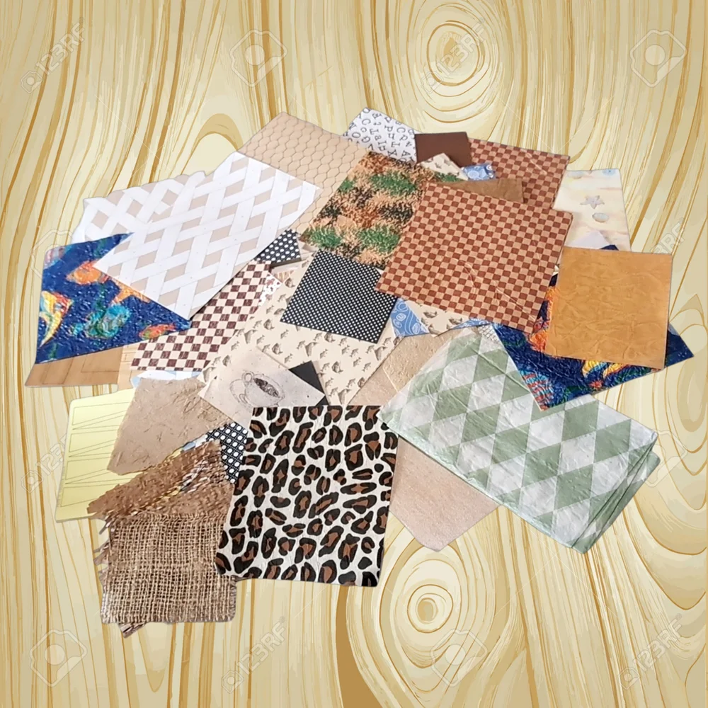 Colorful Patterned Paper for Crafts
